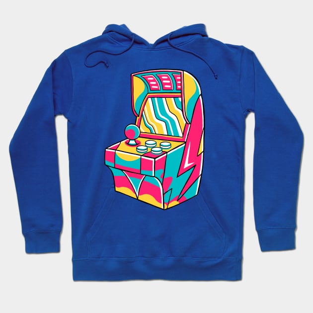 Game Arcade Machine Hoodie by MEDZ